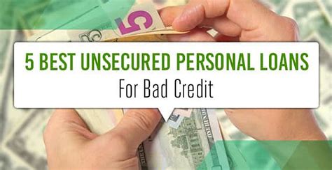 How To Get A Unsecured Personal Loan With Bad Credit